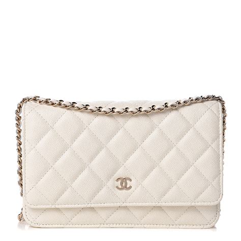 chanel white wallet on chain|fashionphile chanel wallet on chain.